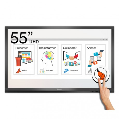 Ecran interactif tactile Android + Windows SpeechiTouch Pro UHD - 55"