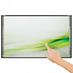 Tableau blanc interactif tactile fixe Starboard, 6 points de touch 89" -128 x 217 cm