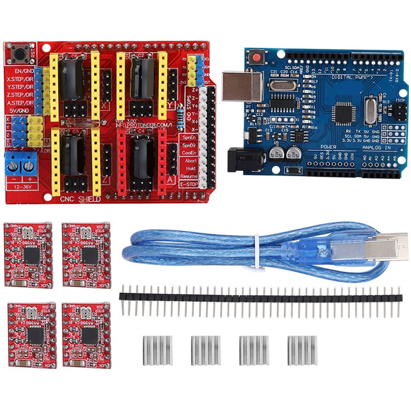 Kit de Carte d'imprimante 3D CNC Shield V3 Carte d'extensiontunise-sousse