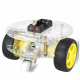 2WD Smart Robot Car Chassis Kit Two Motors Two Universal Wheel Battery Box For Arduino